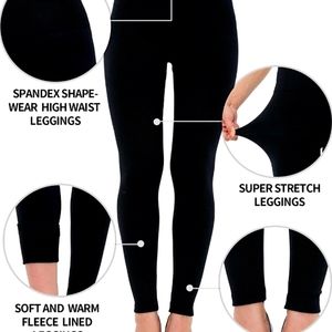 Dimore soft fleece leggings 2 pair available